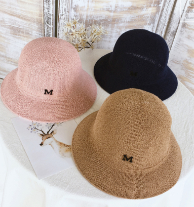 M-Style Wool Felt Bucket Hat - Retro Japanese Fashion