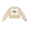 Mineral Wash Balloon Sleeve Cropped Sweater