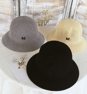 M-Style Wool Felt Bucket Hat - Retro Japanese Fashion