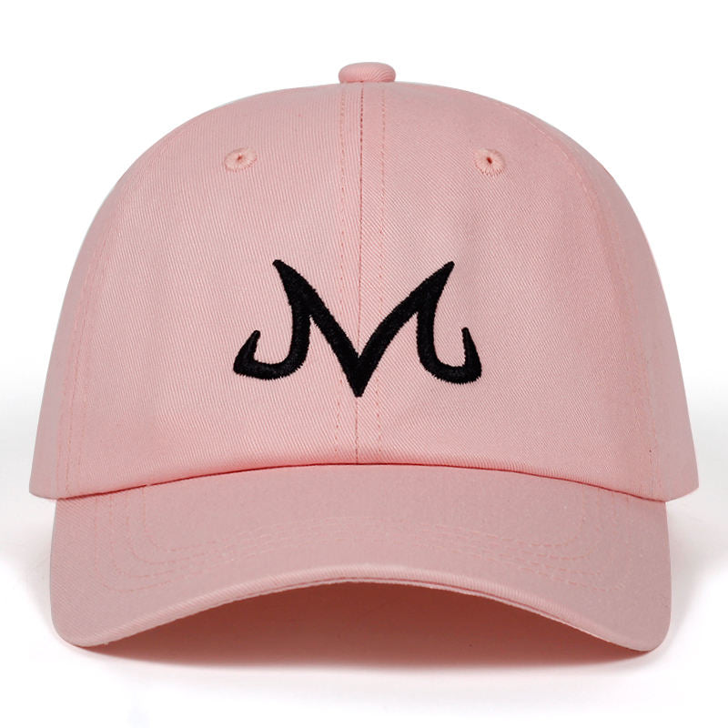 Embroidered Cotton Baseball Cap with M Design