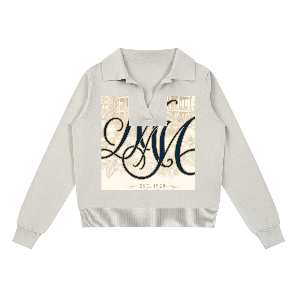Women’s Collared Pullover Knit Sweater