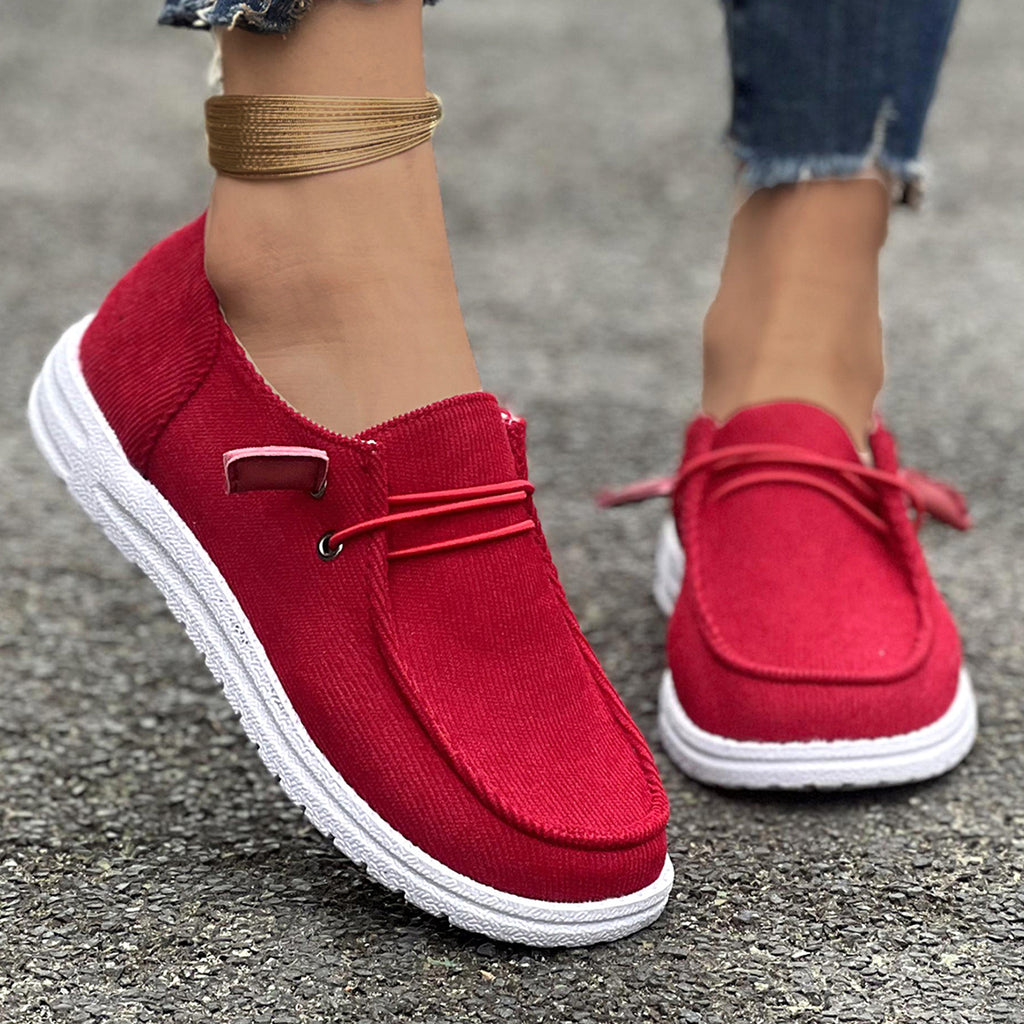 Lux Non-Slip Canvas Slip-On Sneakers for Women