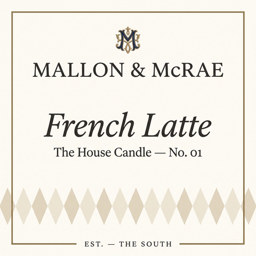 French Latte – The House Candle No. 01 Label
