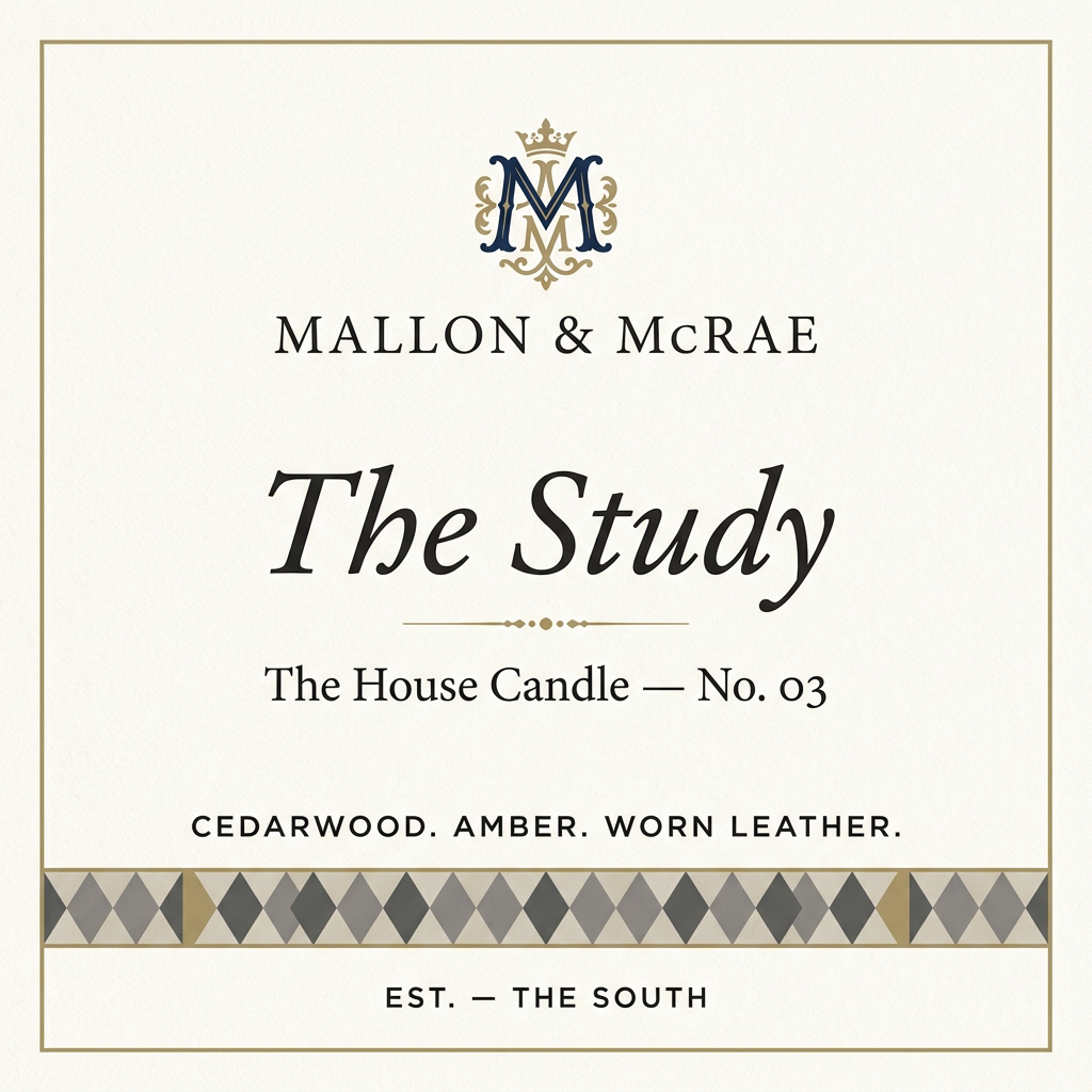 The Study – The House Candle No. 03 Label
